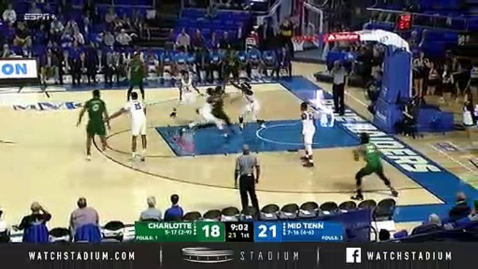 Charlotte vs. Middle Tennessee Basketball Highlights (2018-19)