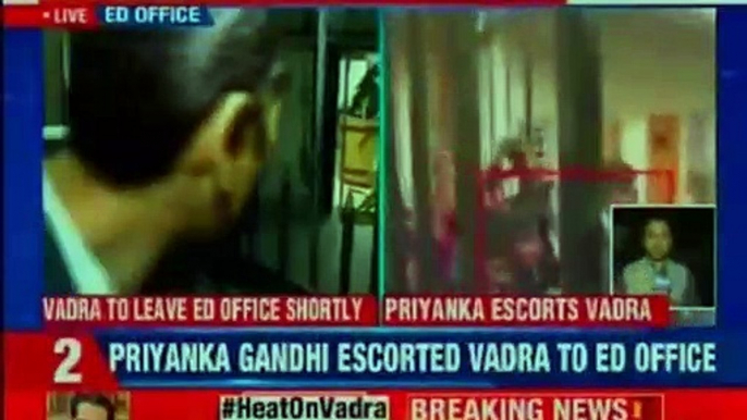 Robert Vadra Questioned at Enforcement Directorate Office | Robert Vadra Money Laundering Case Live Updates| Priyanka Gandhi | NEWSX