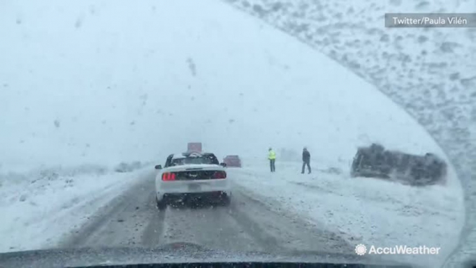 Winter storm leaving drivers stranded on Interstate-17