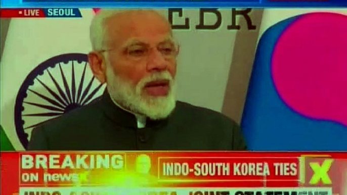 PM Narendra Modi condemns Pulwama attacks in Seoul, South Korea