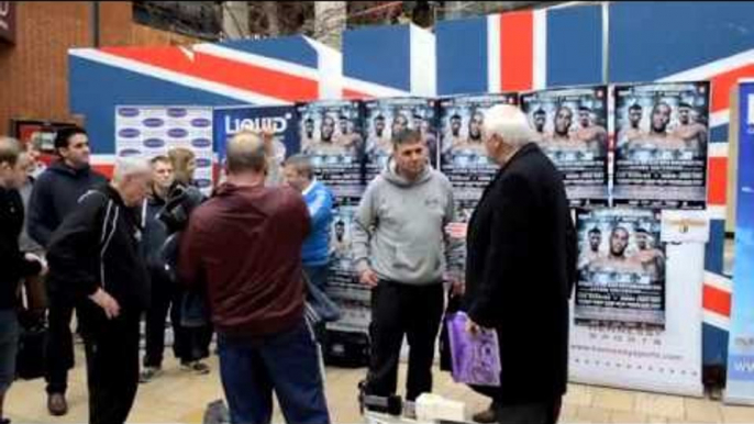 LEE HASKINS v LUKE WILTON OFFICIAL WEIGH IN TODAY HENNESSY SPORTS / iFL TV