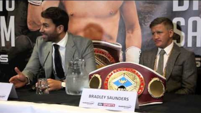 BRADLEY SAUNDERS SIGNS FOR MATCHROOM SPORT - FULL PRESS CONFERENCE (ST. JAMES PARK, NEWCASTLE)