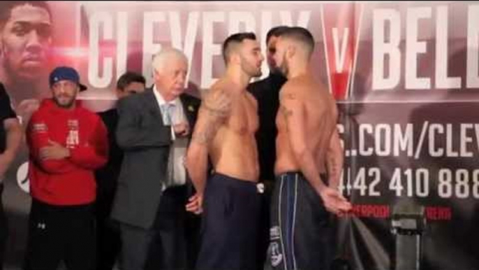 NATHAN CLEVERLY v TONY BELLEW 2 - OFFICIAL WEIGH IN FROM LIVERPOOL / REPEAT OR REVENGE