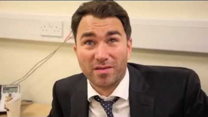 EDDIE HEARN REACTS TO TONY BELLEW'S WIN OVER NATHAN CLEVERLY - POST SHOW INTERVIEW