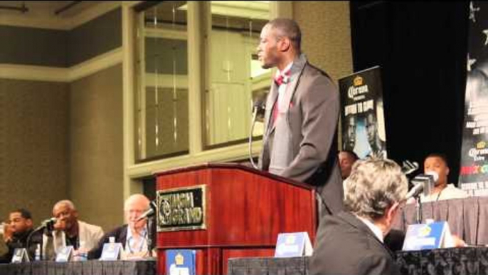 DEONTAY WILDER POST FIGHT PRESS CONFERENCE - STIVERNE v WILDER / MGM GRAND, LAS VEGAS