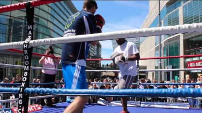 ROCKY FIELDING OPEN MEDIA WORK OUT LIVERPOOL / FIELDING v VERA - iFL TV