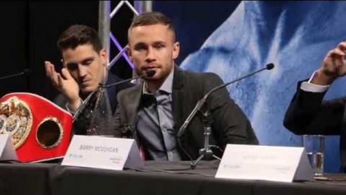 CARL FRAMPTON BRANDS PAIR ANNOYING & HIS DEFINITON OF 'ARROGANCE' - 'EDDIE HEARN & JOE GALLAGHER'