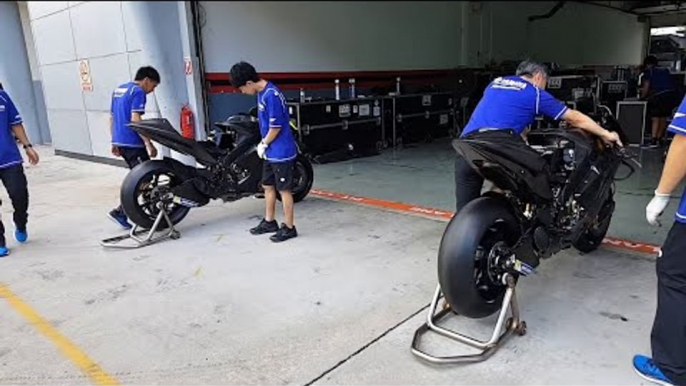 Yamaha at the Sepang Shakedwon Test