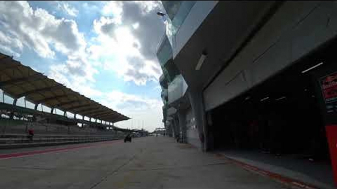 Aprilia at the Sepang Shakedown Test