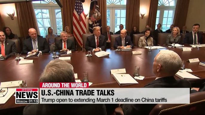 Trump open to extending March 1 deadline on China tariffs