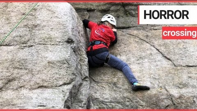 Nurse who lost leg after traumatic accident takes up rock climbing | SWNS TV
