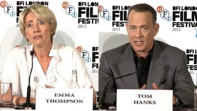 Saving Mr Banks Premiere Interviews - Tom Hanks, Emma Thompson & Colin Farrell