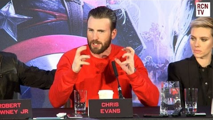 Chris Evans On Comic Book Acting - Avengers Age of Ultron Premiere