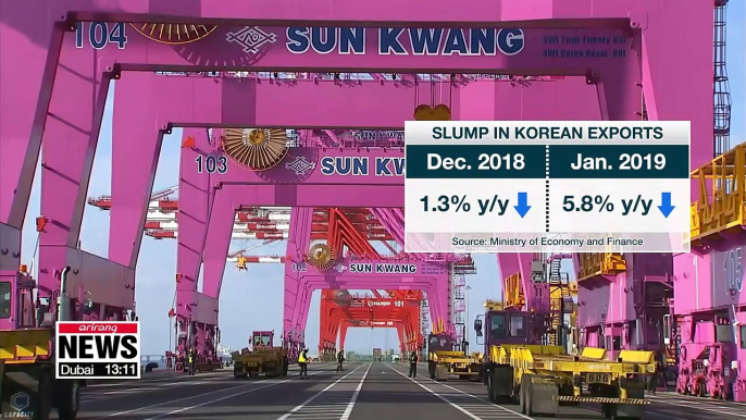 Gov't expresses concerns on Korean exports in monthly greenbook