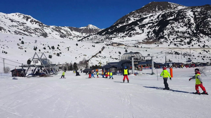 Promenade en scooter au sein de la station de ski de Porté-Puymorens