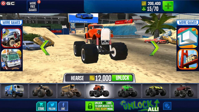 Monster Truck XT Airport Derby / Stunt Driving / Android Gameplay FHD #6