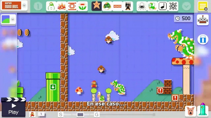 Super Mario Maker - Jugando con Tezuka y Miyamoto