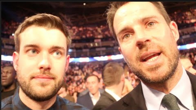 JACK WHITEHALL (WITH JAMIE REDKNAPP) - 'I WANT TO SEE ANTHONY JOSHUA KNOCK OUT TYSON FURY!'