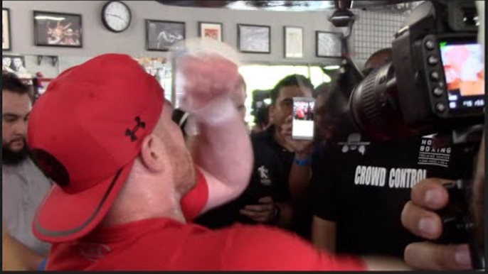 SPEED BALL!! - SAUL 'CANELO' ALVAREZ SHOWS BLISTERING SPEED AHEAD OF SHOWDOWN WITH LIAM SMITH