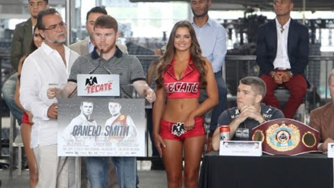 SAUL CANELO ALVAREZ v LIAM 'BEEFY' SMITH - FINAL PRESS CONFERENCE (ARLINGTON, TEXAS) / CANELO-SMITH