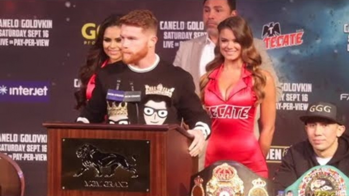 SAUL 'CANELO' ALVAREZ v GENNADY GOLOVKIN (FULL & UNCUT) FINAL PRESS CONFERENCE / SUPREMACY