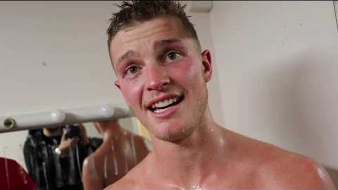 ‘I’M DEFINITELY PUNCHING HARDER NOW’ - LIAM WELLS GIVES INSTANT REACTION TO STOPPAGE WIN & GOING 2-0