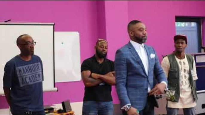 EMOTIONAL! SPENCER FEARON DELIVERS EPIC SPEECH AS 'THE MANHOOD ACADEMY' RECEIVE BRAND NEW BUS