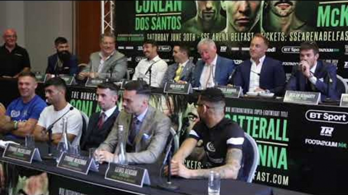 FULL HEATED EXCHANGE BETWEEN JONO CARROLL & DECLAN GERAGHTY IN PRESS CONFERENCE!  - *THE HOMECOMING*