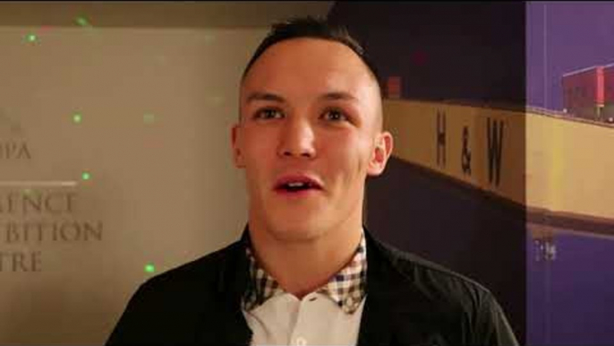 'ME & FRAMPTON AT THE END OF THE YEAR! LEEDS, BELFAST OR THE O2!' - JOSH WARRINGTON ON CARL FRAMPTON