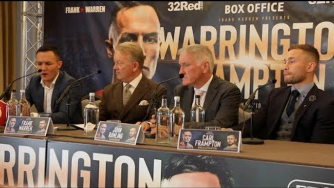 JOSH WARRINGTON v CARL FRAMPTON - *FULL & UNCUT* LONDON PRESS CONFERENCE / WARRINGTON-FRAMPTON