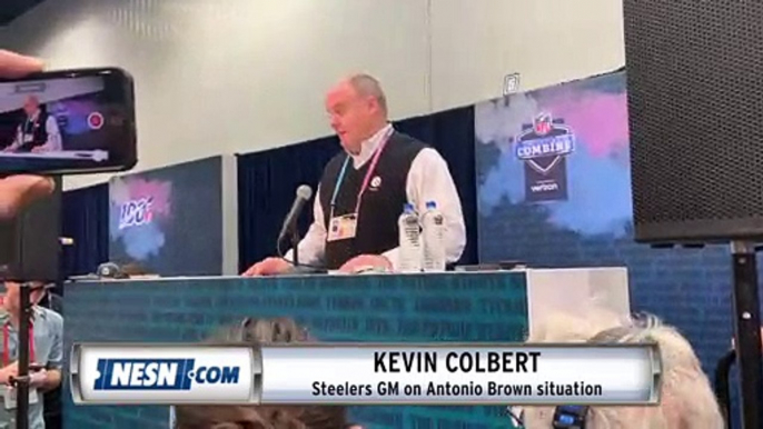 Steelers GM Kevin Colbert Provides Antonio Brown Update At NFL Combine