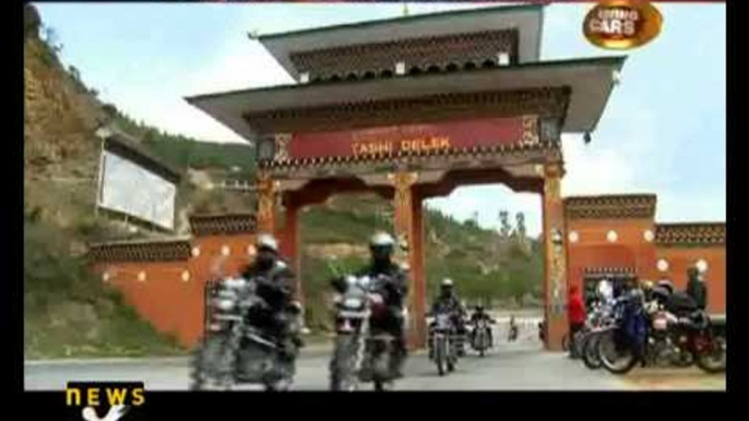 Living Cars: Royal Enfield Tour of Bhutan 2012 - NewsX