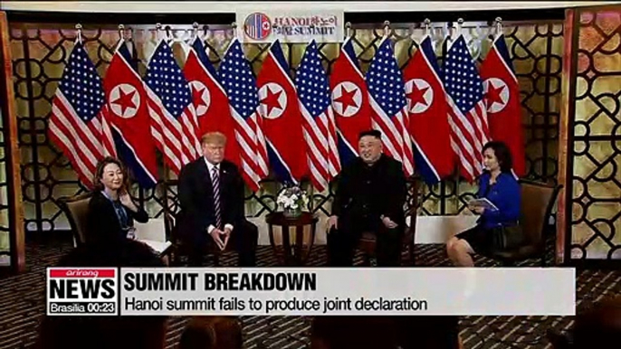 Hanoi summit fails to produce joint declaration