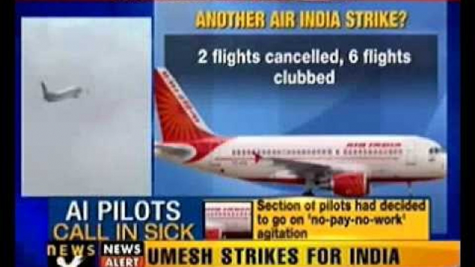 10 AI pilots report sick, two flights cancelled