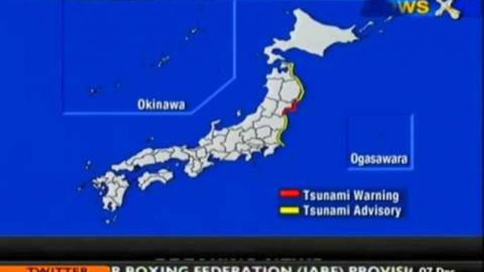 Massive earthquake jolts Japan; Tsunami warning issued - NewsX