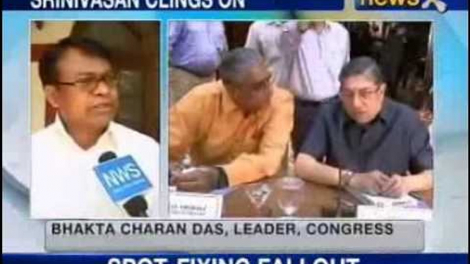 Srinivasan acts deaf for ouster calls