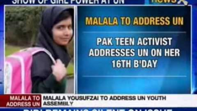 NewsX: Malala Yousafzai to address at United Nations
