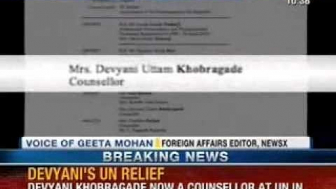 Devyani's name appears in United Nations' 'Blue book' - NewsX
