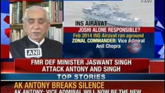 INS Sindhuratna mishap: Former Defence Minister Jaswant Singh attack Antony and PM