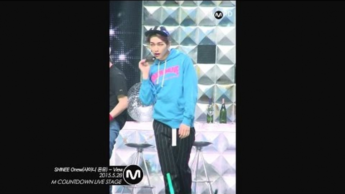 [MPD직캠] 샤이니 온유 직캠 View SHINee Onew Fancam Mnet MCOUNTDOWN 150528