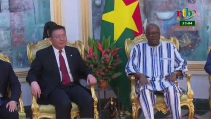 RTB/Rencontre d’une délégation chinoise avec le président Roch Christian Kaboré