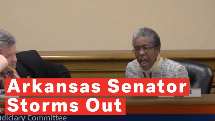 Watch: Arkansas Senator Storms Out Over 'Stand Your Ground' Bill: 'You Can't Silence Me'