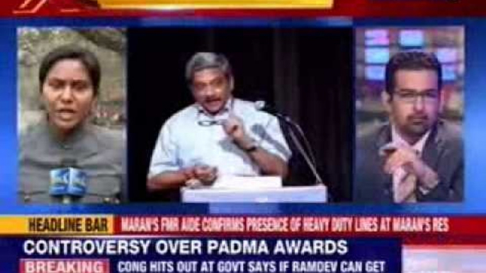 Defence minister Manohar Parrikar explosive attack on former PM