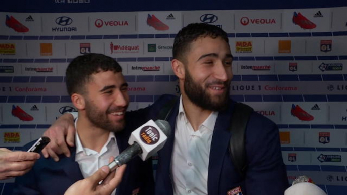 27e j. - Nabil et Yassin Fekir complices face aux journalistes