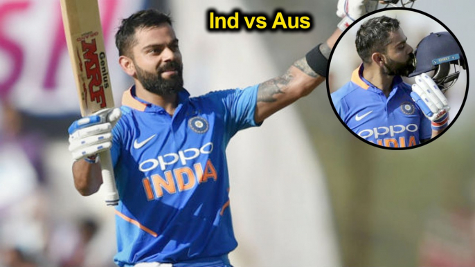 India vs Australia 2nd ODI : Virat Kohli's 40th Century Powers India Over Australia | Oneindia