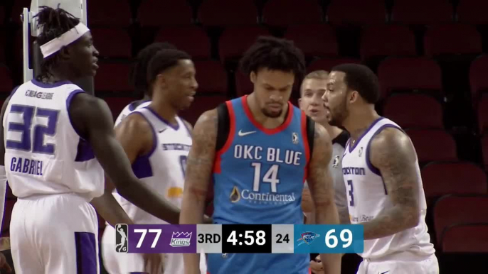 KJ McDaniels with the hoop & harm