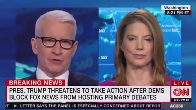 CNN Questions DNC's Decision To Block Fox News From Hosting Democratic Primary Debate