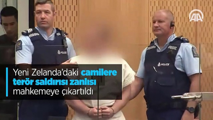 Yeni Zelanda'daki camilere terör saldırısı zanlısı mahkemeye çıkartıldı