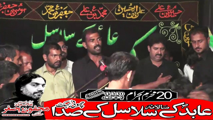 Matami Sangat Sarkar E Wafa Hussay Ki Awal 20th Muhram 1440(2018) Choti Behak Hafizabad