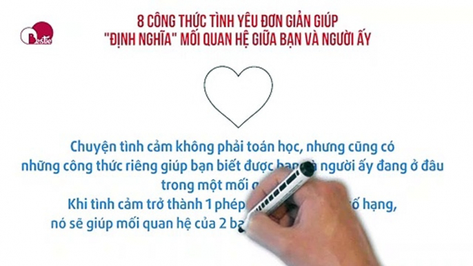 8 CÔNG THỨC TÌNH YÊU ĐƠN GIẢN GIÚP "ĐỊNH NGHĨA" MỐI QUAN HỆ GIỮA BẠN VÀ NGƯỜI ẤY